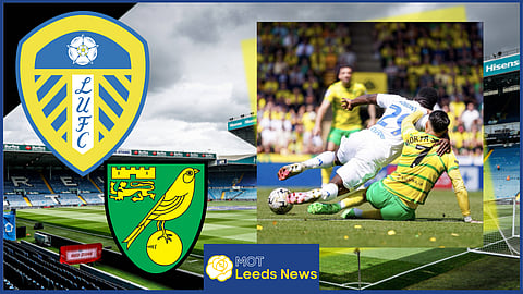 Andy Hinchcliffe thought Leeds should have had a penalty. [Credit: Leeds United via X]