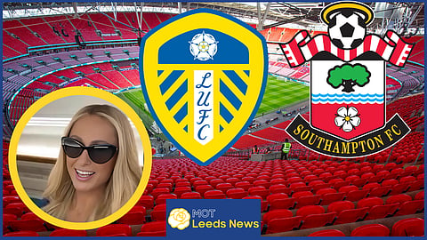 Paris Hilton sends Leeds United message for Southampton clash. Credit: Leeds Twitter handle