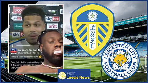 Stephy Mavididi has taken a brutal swipe at Leeds and Rutter. [Credit: X - Stephy Mavididi]