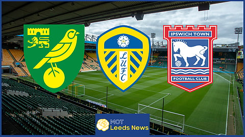 Leeds United beat Ipswich Town's rivals Norwich City