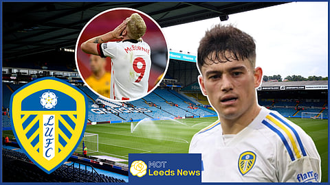 Oli McBurnie fires joke as Dan James shares Leeds United message