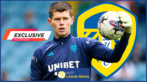 Leeds United goalkeeper Illan Meslier