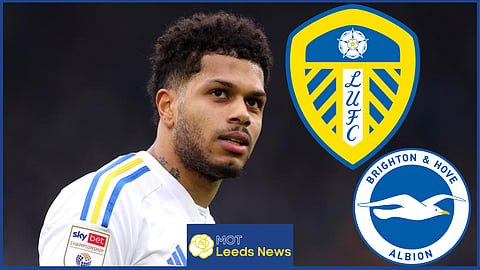 Leeds United attacker Georginio Rutter has left for Brighton