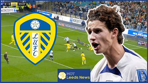 Brenden Aaronson impressed for Leeds United. 
Credit: Sky Sports Football on X