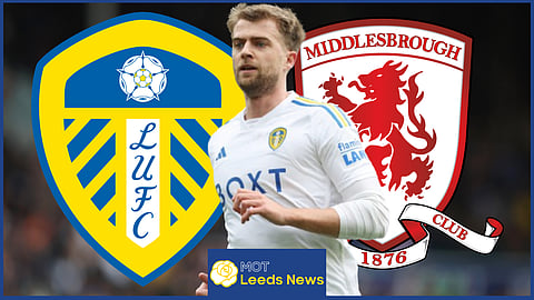 Patrick Bamford started for Leeds United v Middlesbrough