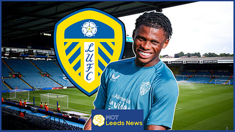 Leeds United have been linked with signing Largie Ramazani - Credit Almeria via X