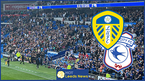 Leeds United and Cardiff City pay tribute to Sol Bamba. Credit: Ninian Talk on X