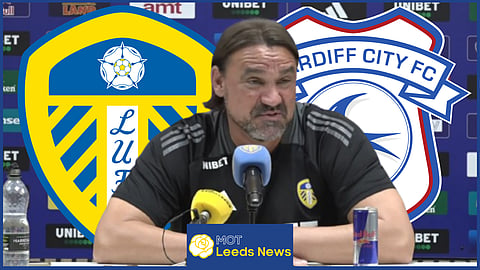 Daniel Farke offers Leeds United team news ahead of Cardiff City game [credit: Leeds United Official on YouTube]