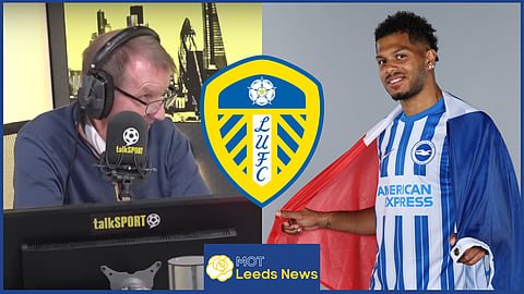 Henry Winter made a new Leeds United and Georginio Rutter admission
[Credit: @OfficialBHAFC via X, talkSPORT on YouTube]
