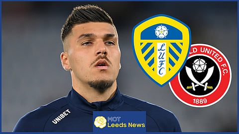 Joel Piroe started for Leeds United against Sheffield United