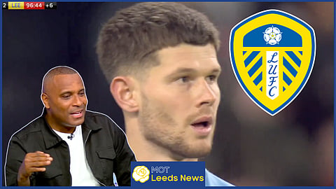Sky Sports pundits reacted to Illan Meslier's gaffe for Leeds United v Sunderland [Credit Sky Sports]