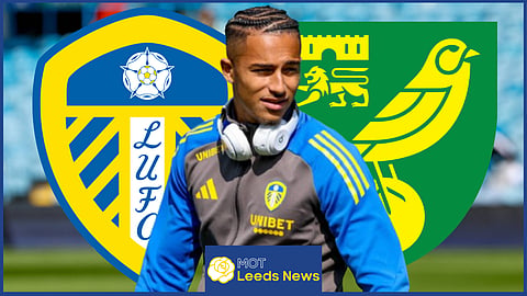 Mateo Joseph, Leeds United striker could come off against Norwich City (Credit: Imago)