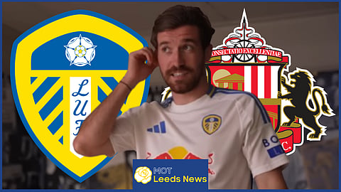 Joe Rothwell could start for Leeds United v Sunderland [credit: Leeds United Official on YouTube]