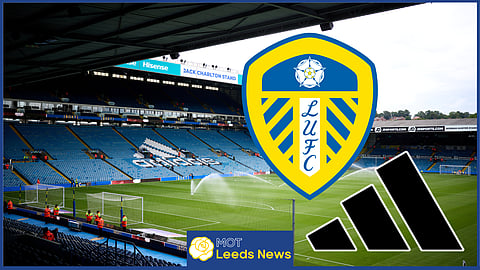 Leeds United's kits are supplied by Adidas