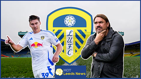 Leeds United manager Daniel Farke is unable to call upon Max Wober [Credit: Imago]