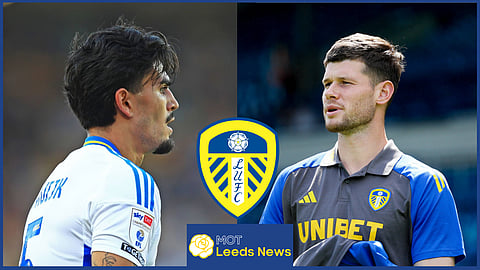 Pascal Struijk and Illan Meslier, Leeds United players. Credit: Imago