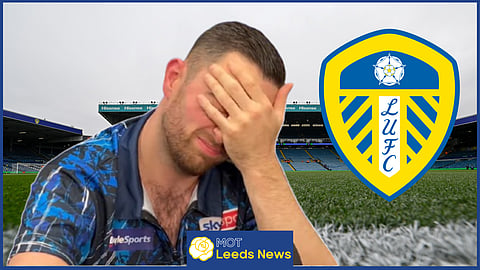 Luke Humphries hits back at Leeds United chants [Credit: Live Darts TV]