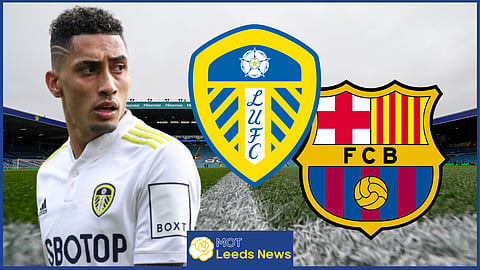 Raphinha joined Barcelona from Leeds United in 2022.