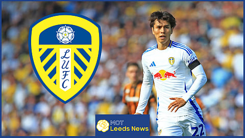 Ao Tanaka, Leeds United midfielder. Credit: Imago