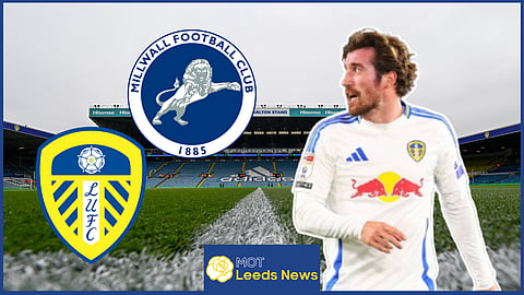 Joe Rothwell spotted screaming at himself after what happened in Leeds United loss v Millwall. Credit: Imago