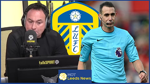 Jason Cundy reacts to David Coote who is being investigated for what he did against Leeds United (credit: Imago and talkSPORT)