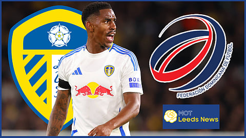 Leeds United and Dominican Republic defender Junior Firpo (credit: Imago)