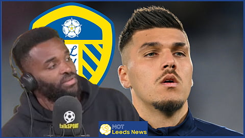 Darren bent is concerned about Joel Piroe at Leeds United. (Credit: talkSPORT)