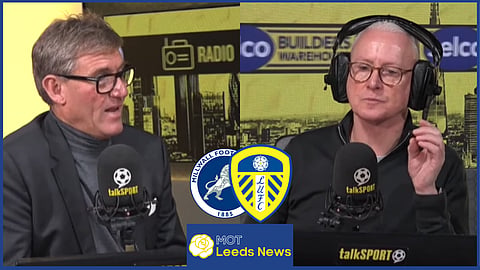 Simon Jordan and Jim White drops prediction ahead of Millwall v Leeds United. Credit: talkSPORT