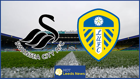 Leeds United visited Swansea City in the Championship