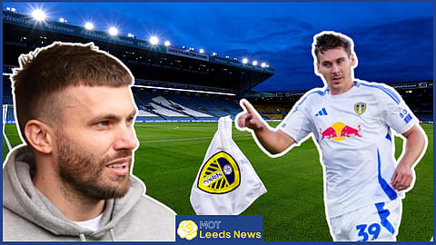 Stuart Dallas reacted to Max Weber's display for Leeds United [Credit: Imago]