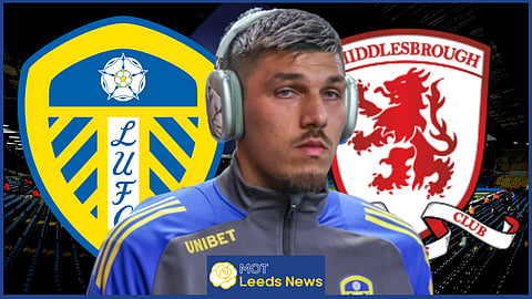 Leeds United have axed Joel Piroe to face Middlesbrough [Credit: Imago]
