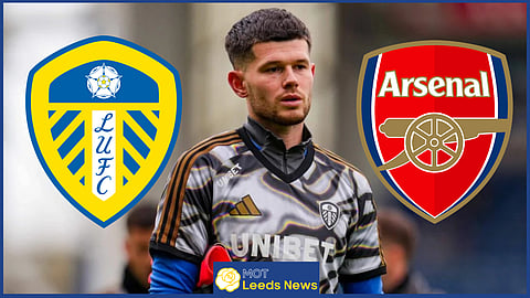 Arsenal could offer Illan Meslier a way out of Leeds United. (Credit: imago)