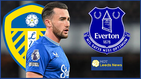 Leeds United ace Jack Harrison is on loan at Everton (credit: Imago)
