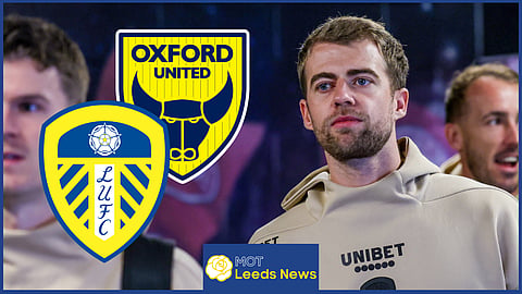 Patrick Bamford baffled after what was heard about him in Leeds United v Oxford. Credit: Imago