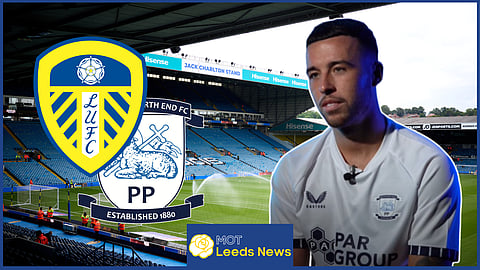 Leeds United player Sam Greenwood is on loan at Preston North End this season. Credit: Preston YouTube channel