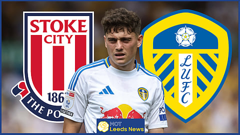 Dan James registered an assist for Leeds v Stoke. (Credit: Imago)