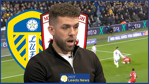 Leeds United controversy v Middlesbrough [Credit - Sky Sports Football on X and YouTube]