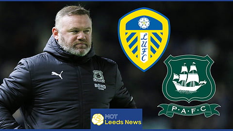Leeds United fans will love what happened to Wayne Rooney at Plymouth. (Credit: Imago)