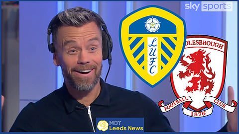 Lee Hendrie was stunned in Leeds United v Middlesbrough. (Credit: Sky Sports)