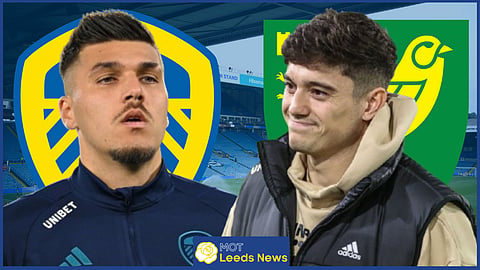 Dan James MOTM hero in Leeds United v Norwich City. (Credit - Imago)