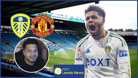Leeds United fans to love what Georginio Rutter said about Manchester United. Credit: @footballpund10 via X / Imago