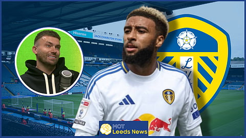 Stuart Dallas lauds Jayden Bogle at Leeds United. (Credit - Imago/Fozcast on YouTube)