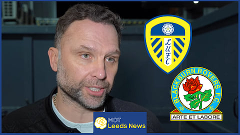 John Eustace comments slammed after Leeds United draw v Blackburn Rovers. Credit: Blackburn Rovers YouTube