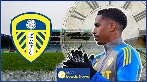 Leeds United full-back, Junior Firpo. Credit: Imago