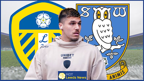 Joel Piroe returns to the Leeds United starting XI v Sheffield Wednesday (Credit: Imago)