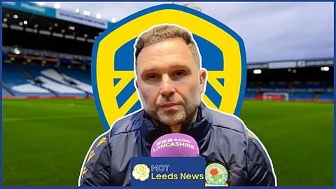 John Eustace is facing trouble from the FA after Leeds United comments [Credit: BBC Sports Lancashire]
