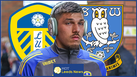 Joel Piroe could feature for Leeds United against Sheffield Wednesday (credit: Imago)