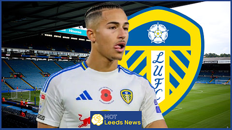 Mateo Joseph was caught in an unseen moment at Leeds United [Credit: Imago]