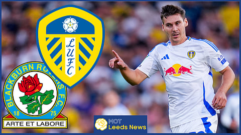 Max Wober was slammed after what he did for Leeds United v Blackburn Rovers [Credit: Imago]