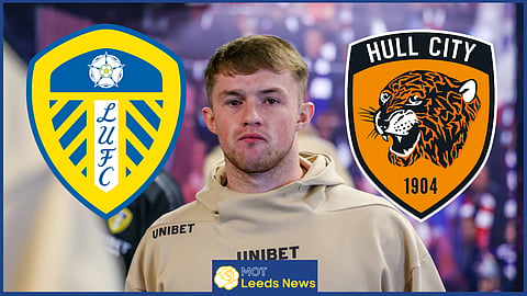 Leeds United forward Joe Gelhardt is linked with Hull City [Credit: Imago]